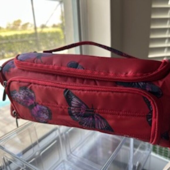 Lug Trolley bag -Butterfly Poppy EUC - Picture 1 of 3